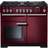 Rangemaster PDL100DFFCY/C Professional Deluxe 100cm Dual Fuel Cranberry Black, Red