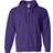 Gildan Heavy Blend Full Zip Hooded Sweatshirt Unisex - Purple