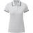 ASQUITH & FOX Women’s Classic Fit Tipped Polo - White/Navy
