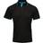 Premier Contrast Coolchecker Polo Shirt - Black/Turquoise