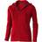 Elevate Ladies Arora Hooded Full Zip Sweater - Red