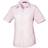 Premier Women's Short Sleeve Poplin Blouse - Pink