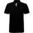 ASQUITH & FOX Classic Fit Contrast Polo Shirt - Black/White