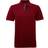 ASQUITH & FOX Classic Fit Contrast Polo Shirt - Burgundy/Charcoal