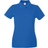 Universal Textiles Women's Fitted Short Sleeve Casual Polo Shirt - Cobalt