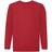 Fruit of the Loom Childrens Unisex Set In Sleeve Sweatshirt - Red (UTBC1366-37)