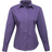 Premier Women's Long Sleeve Poplin Blouse - Purple