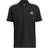 adidas Aeroready Essentials Pique Embroidered Small Logo 3-Stripes Polo Shirt - Black/White