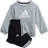 adidas Infant Badge of Sport Jogger Set - Medium Grey Heather/White (H28835)