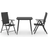 vidaXL 3060064 Patio Dining Set, 1 Table incl. 2 Chairs