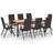 vidaXL 3060081 Patio Dining Set, 1 Table incl. 8 Chairs