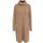 Only Jana Long Knitted Dress - Brown/Indian Tan