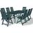 vidaXL 275081 Patio Dining Set, 1 Table incl. 8 Chairs