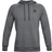 Under Armour Rival Fleece Hoodie Men - Pitch Gray Light Heather/Onyx White