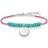 Thomas Sabo Ladies Love Bridge Bracelet - Silver/Turquoise/Pink