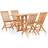 vidaXL 49003 Patio Dining Set, 1 Table incl. 4 Chairs
