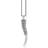 Thomas Sabo Acanthus Horn Necklace - Silver/Black