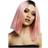 Smiffys Fever Kylie Wig Coral Pink