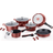 Herenthal Marble Coating Cookware Set with lid 6 Parts