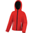 Result Kid's Core Hooded Softshell Jacket - Red/Black