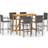vidaXL 3067972 Outdoor Bar Set, 1 Table incl. 6 Chairs