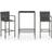 vidaXL 3064838 Outdoor Bar Set, 1 Table incl. 2 Chairs