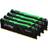 Kingston Fury Beast RGB Black DDR4 2666MHz 4x16GB (KF426C16BBAK4/64)