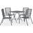 vidaXL 3074486 Patio Dining Set, 1 Table incl. 4 Chairs