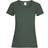 Universal Textiles Womens Value Fitted Short Sleeve Casual T-shirt - Dark Green