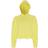 Tridri Women's Cropped Oversize Hoodie - Lemon