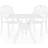 vidaXL 3070579 Bistro Set, 1 Table incl. 2 Chairs