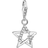 Thomas Sabo Charm Club Star Charm Pendant - Silver/Transparent