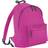 Beechfield Childrens Junior Fashion Backpack 2-pack - Fuchsia/Graphite Grey