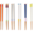 Hay Colour Chopsticks 22.5cm 6pcs