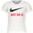 Nike Kid's Swoosh JDI T-shirt - White/Red (8U9461-255)
