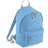 BagBase Mini Fashion Backpack - Sky Blue/Light Grey
