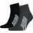 Puma Lifestyle Quarter Sock 2-pack - Black