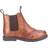 Cotswold Kid's Nympsfield Brogue Pull On Chelsea Boots - Tan