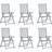 vidaXL 3065518 6-pack Reclining Chair