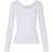 Pieces Kitte Button Front Ribbed Top - Bright White