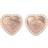 Guess That's Amore Stud Earrings - Rose Gold/Transparent