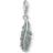 Thomas Sabo Feather Charm Pendant - Silver/Turquoise