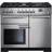 Rangemaster Professional Deluxe PDL100DFFSS/C 100cm Dual Fuel Black, Stainless Steel
