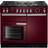 Rangemaster PROP100NGFCY/C Professional 100cm gas Cranberry Red