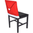 vidaXL Santa Claus Hat 6-pack Loose Chair Cover Red,White (53x51cm)