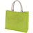 KiMood Jute Beach Bag 2-pack - Lime