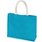 KiMood Jute Beach Bag 2-pack - Turquoise