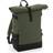 BagBase Block Roll-Top Backpack - Olive Green/Black