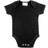 Larkwood Larkwood Baby Unisex Short Sleeved Body Suit - Black