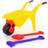 Polesie 42194 Shovel and Big Rake-Sets: Wheelbarrows, Multi Colour
